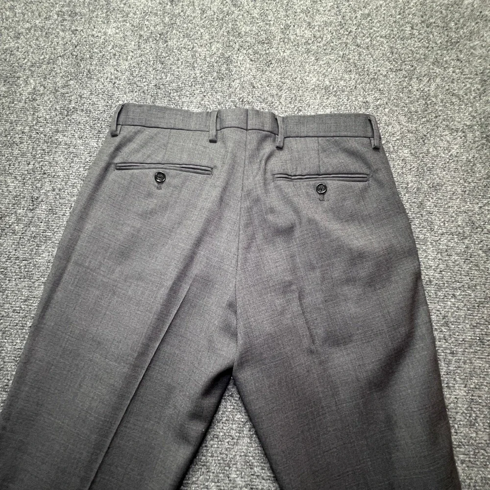 Banana Republic Slim Fit Charcoal Gray 100% Wool Dress Pants 31x32 175360-00